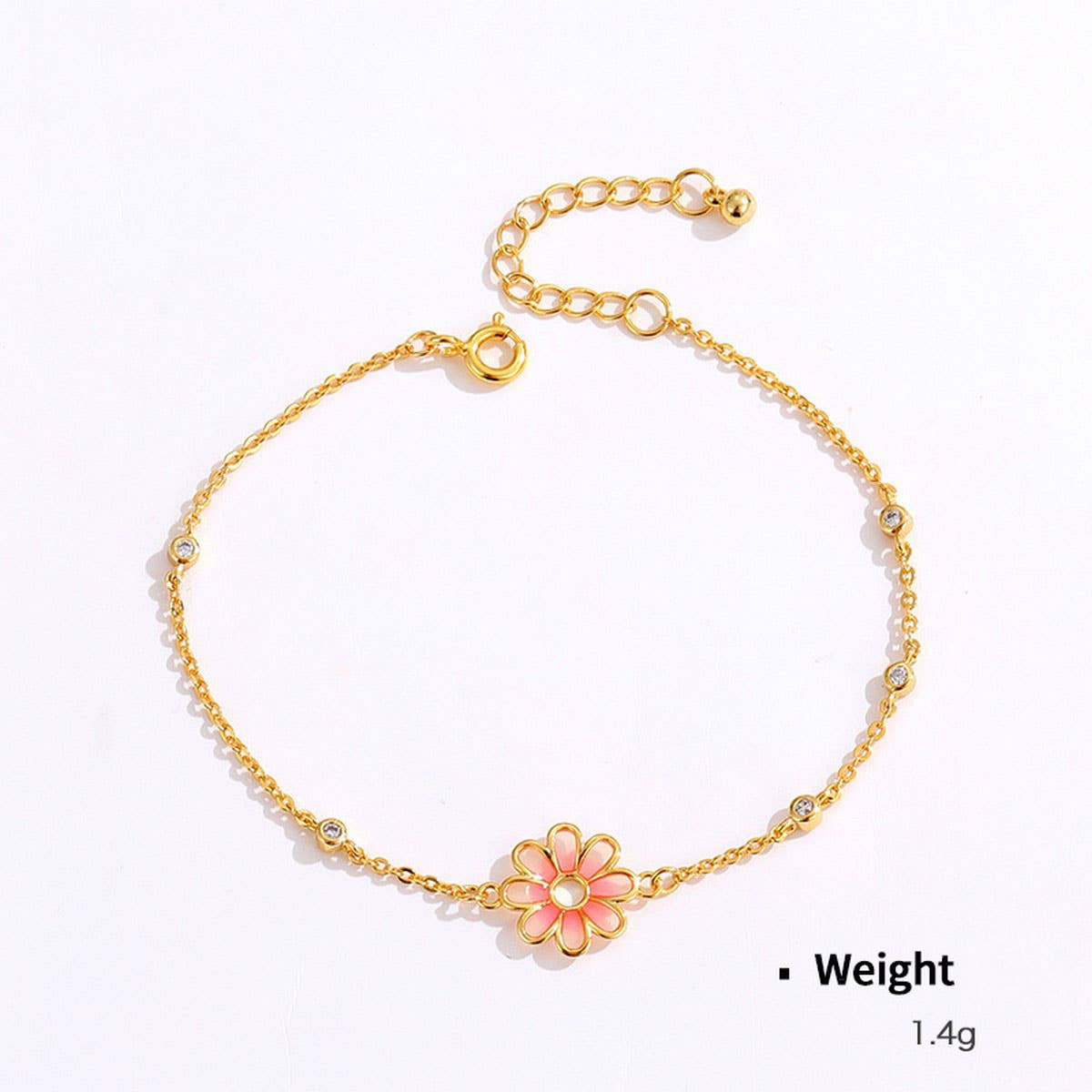 WOMEN'S HOLLOW FLOWER HANDMADE BEADED BRACELET