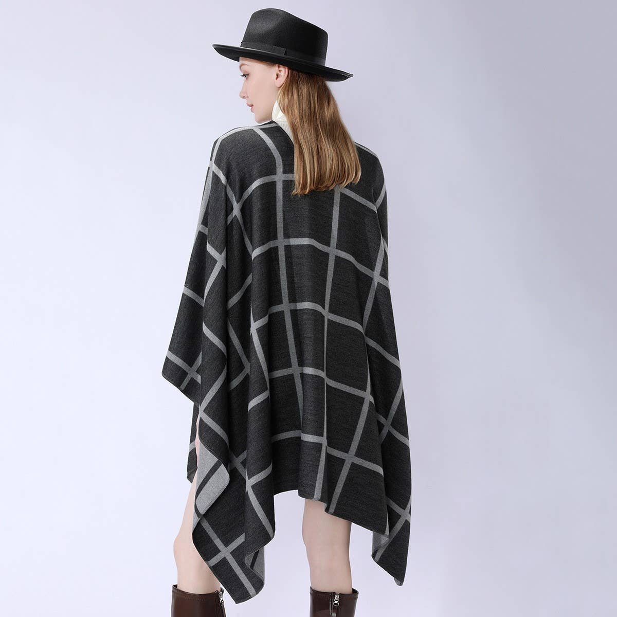 NEW FASHION SHAWL PLAID DUAL-PURPOSE SIMPLE SHAWL