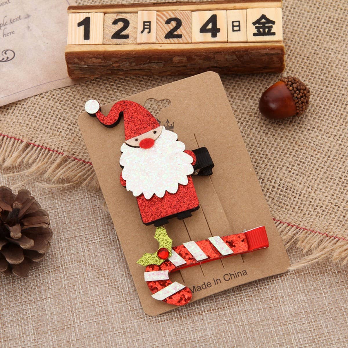 CUTE LITTLE CLIP COMBINATION CHRISTMAS HAIRPIN