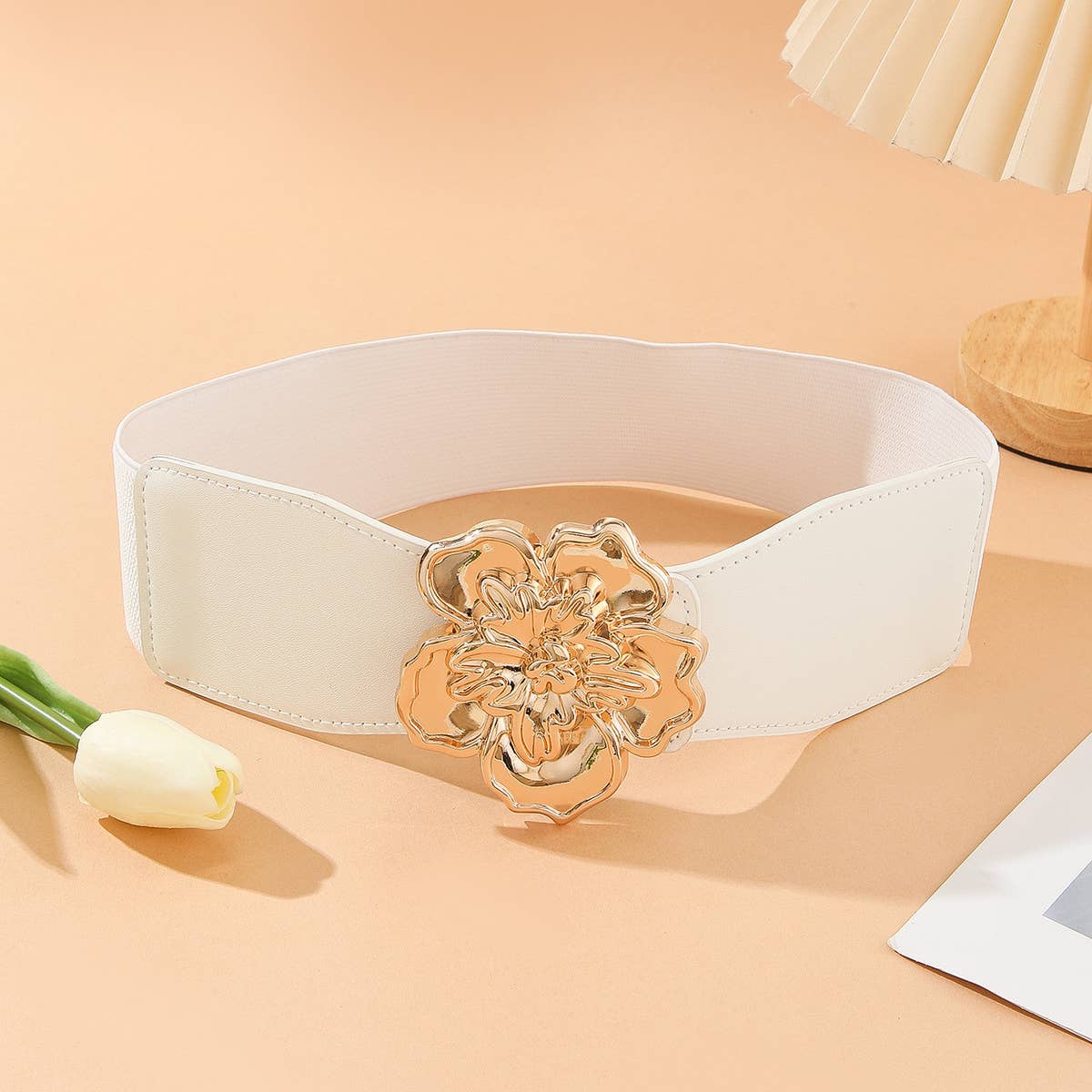 WOMEN THREE-DIMENSIONAL FLOWER WAIST BELT_CWABE0229