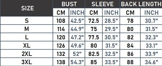 Windproof and warm long hiking jacket