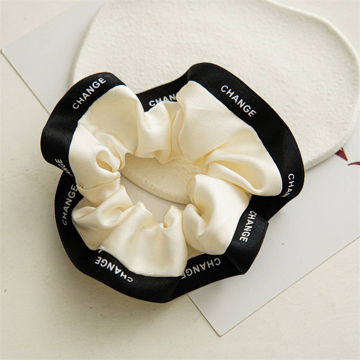 NEW PLEATED FRENCH HAIR TIE