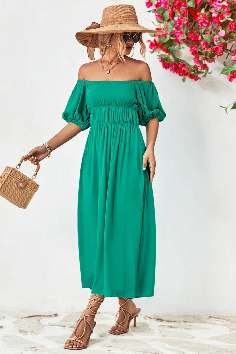 CWDMD4607_2025 NEW FRESH AND SWEET ONE-SHOULDER DRESS