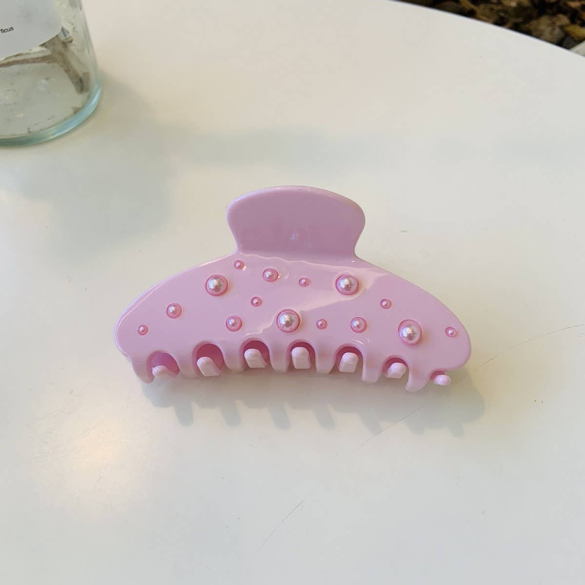 CWAHA4586_NEW STYLE SNOWFLAKE DIAMOND SIMPLE SWEET HAIRPIN