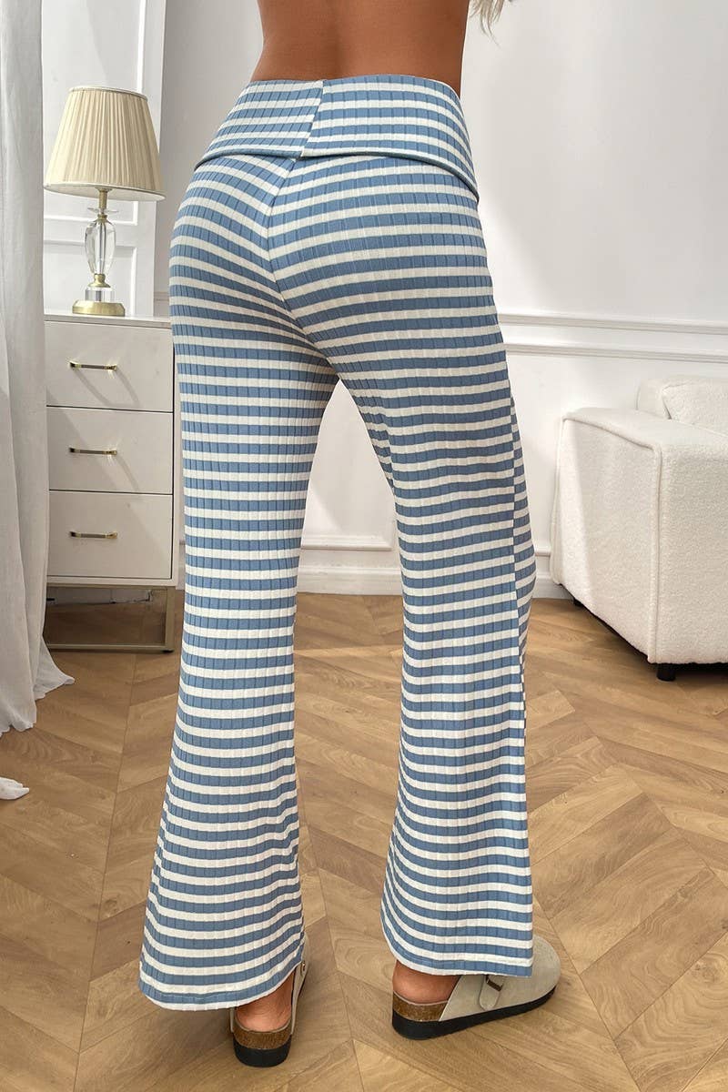 CWBLP00970_CASUAL STRAIGHT-LEG STRIPED LOUNGE PANTS