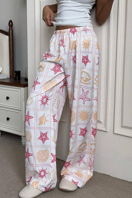 CWBLP2067_SUMMER CASUAL ALL-MATCH MOPPING PANTS