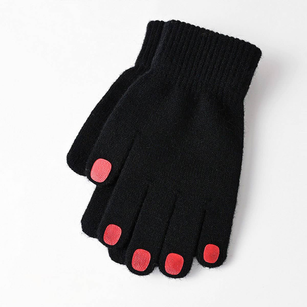 CWAG00590_WOMEN WINTER KNIT FINGERLESS DRIVING GLOVES