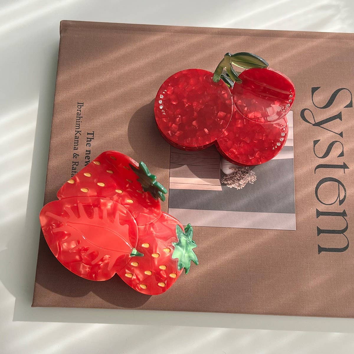 Fruit Hair Claw ? Strawberry, Lemon & Cherry Clip