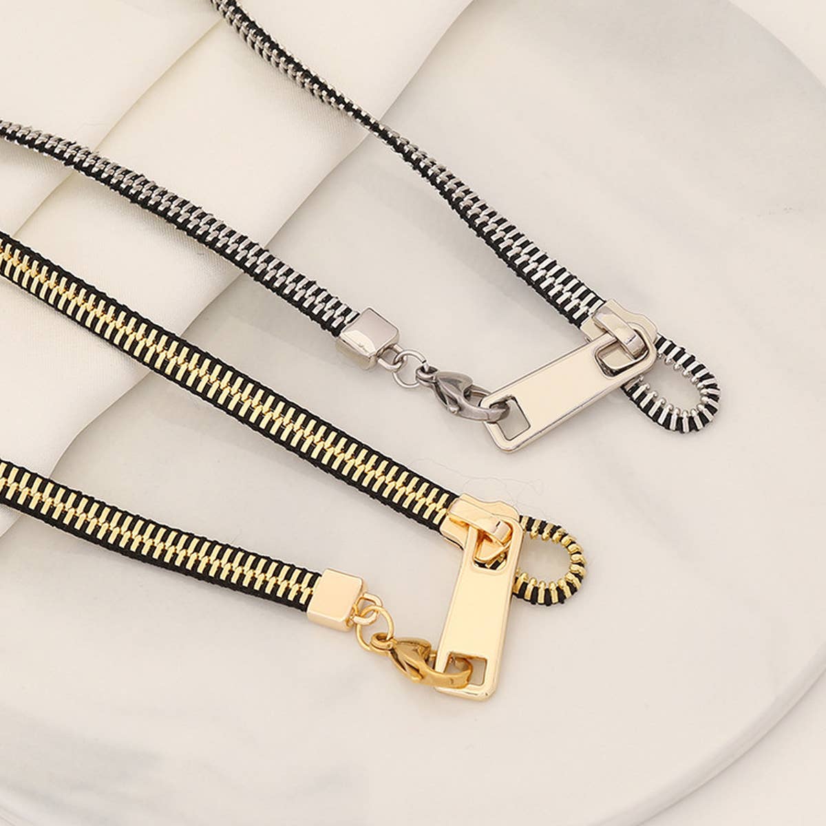 STYLISH DESIGN PERSONALIZED ZIPPER PULLER NECKLACE_CWAHA0885