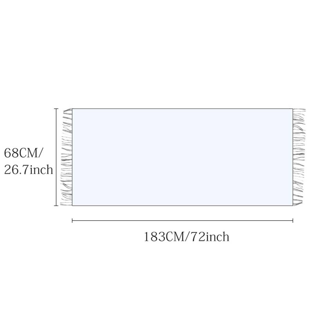 Dopamine color matching cashmere scarf - warm
