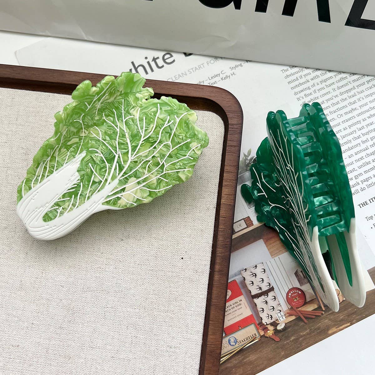 Cute Cabbage Acetate Hair Claw Clip ? Quirky Style