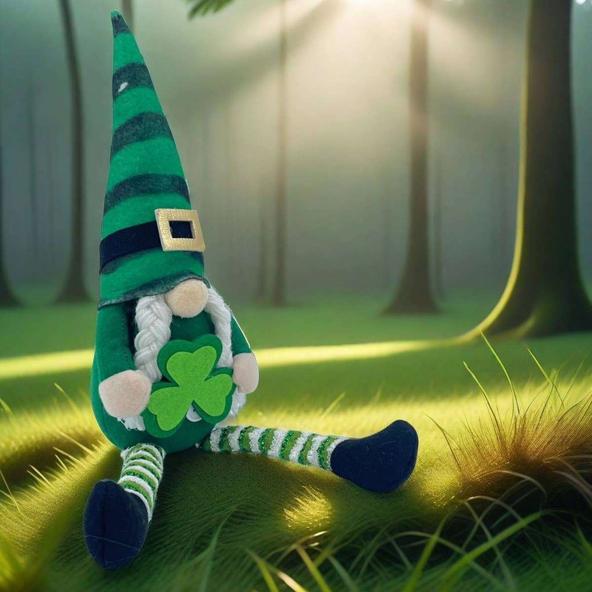 ST. PATRICK STRIPED LONG-LEGGED DOLL FIGURINE_CWMM3446