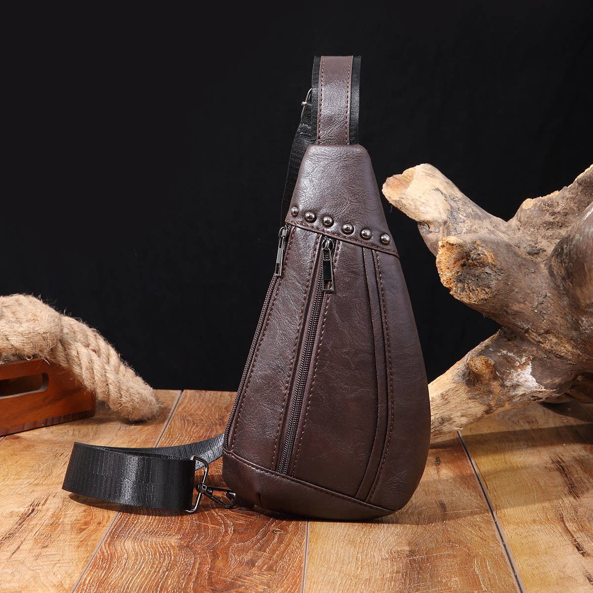 VINTAGE WESTERN CASUAL WAIST BAG CROSSBODY BAG_CWAB2588