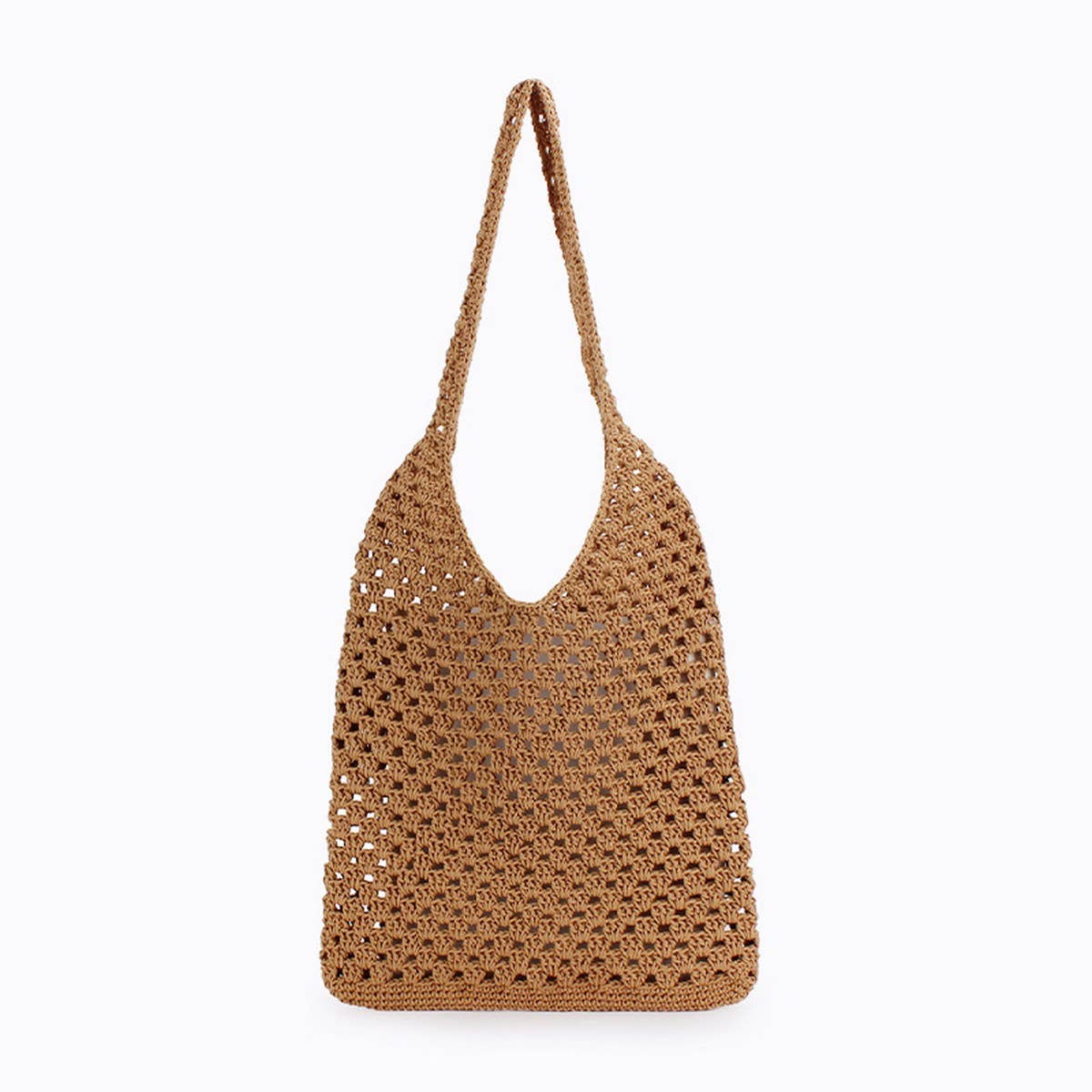 MESH COTTON ROPE WOVEN BAG STYLISH LIGHTWEIGHT_CWAB4663