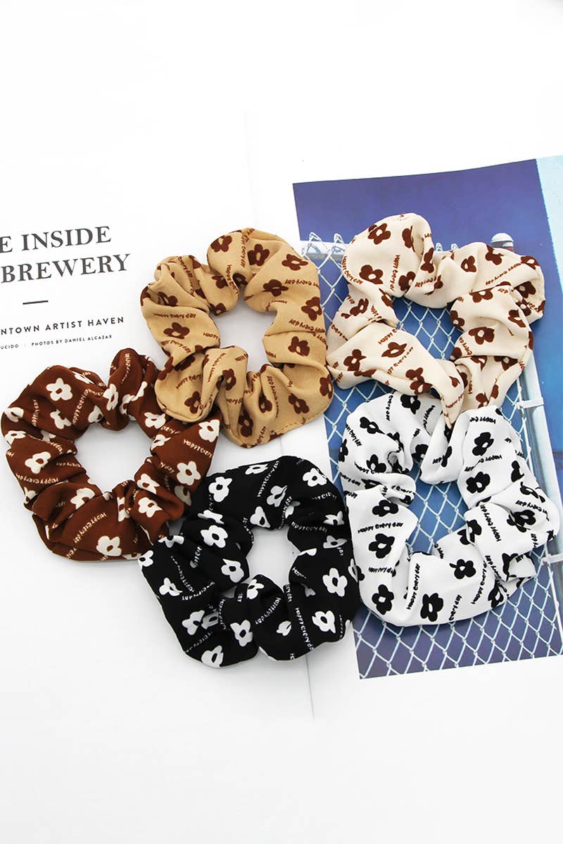 5PCS MIX PATTERN SCRUNCHIE_CWAHA0189