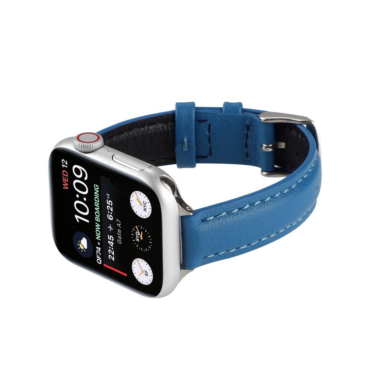 IWATCH9-1SE WOMEN'S APPLE WATCH8 SLIM LEATHER STRAP