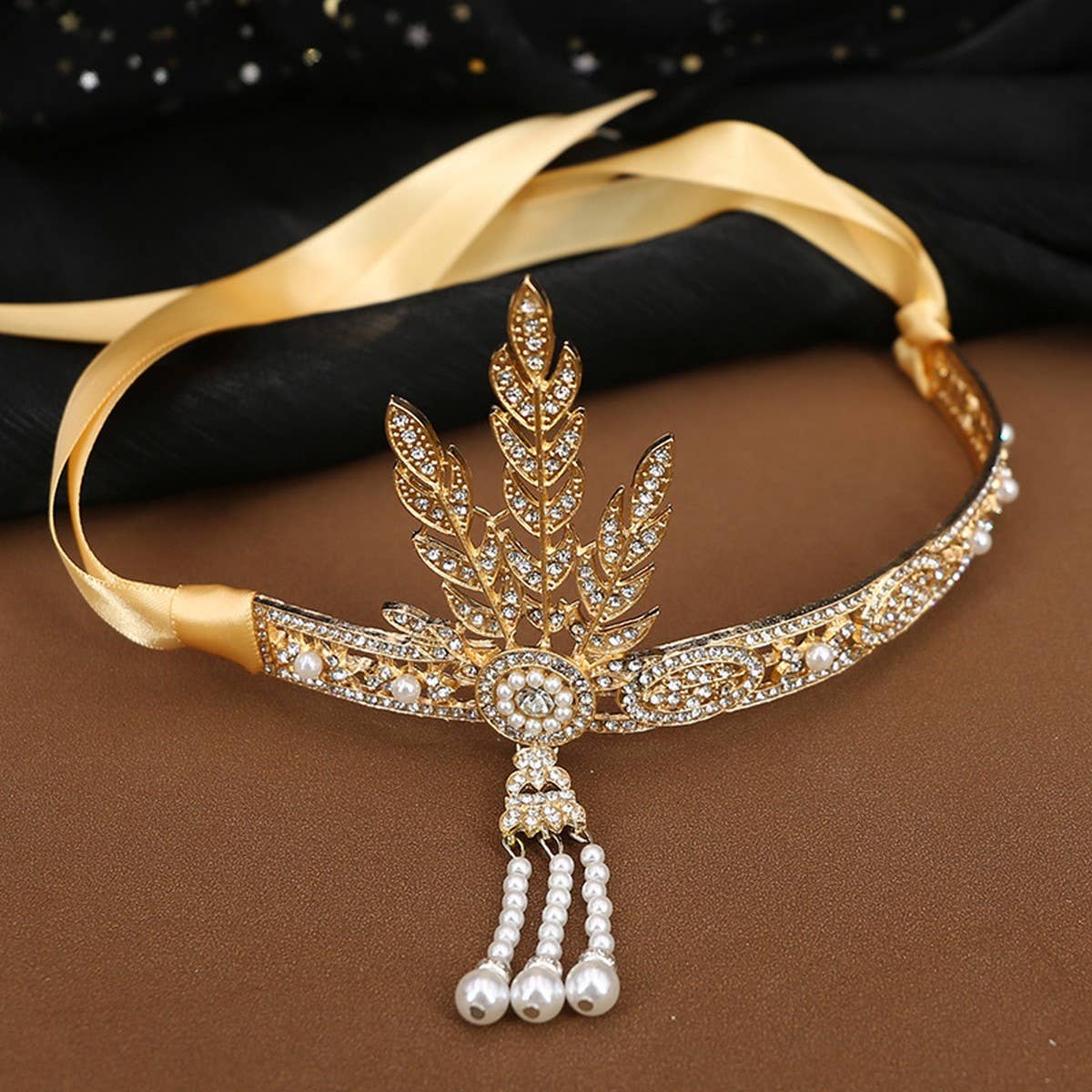 GATSBY JEWELRY CROWN SAME STYLE BRIDAL HEADDRESS