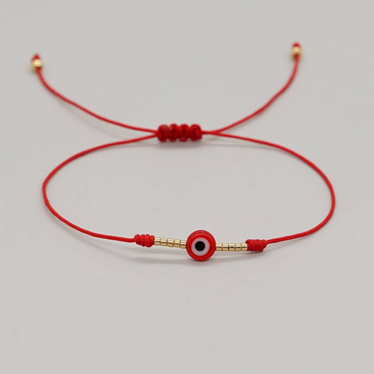 VINTAGE MIYUKI GOLD MILLET BEAD BRACELET_CWAB4636