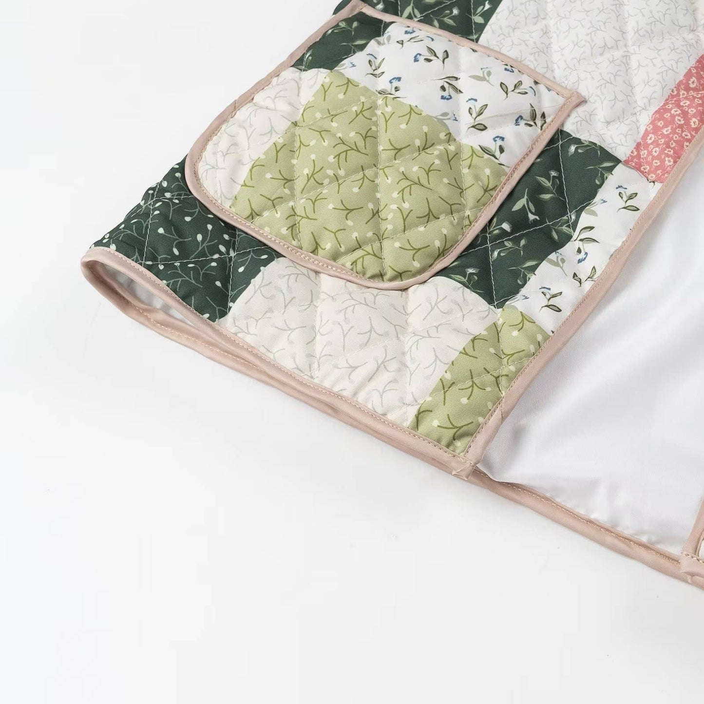 Fashionable printed loose quilted cotton jacket