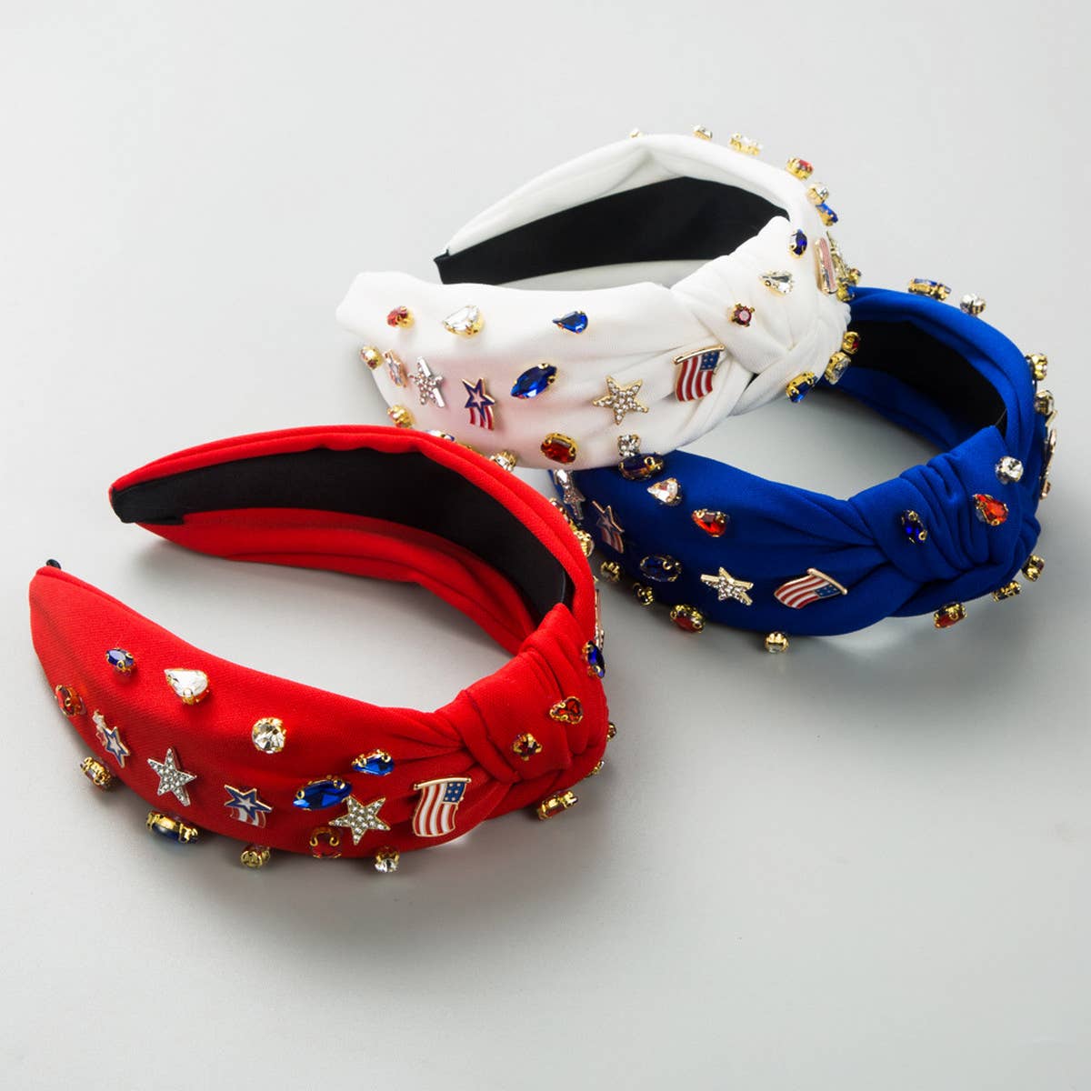 CASUAL KNOT WIDE DIAMOND HEADBAND_CWAHA1780