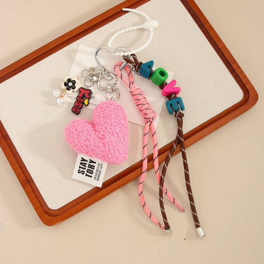 Plush Heart LOVE Bag Charm ??Fashion & Chic_CWMM7560