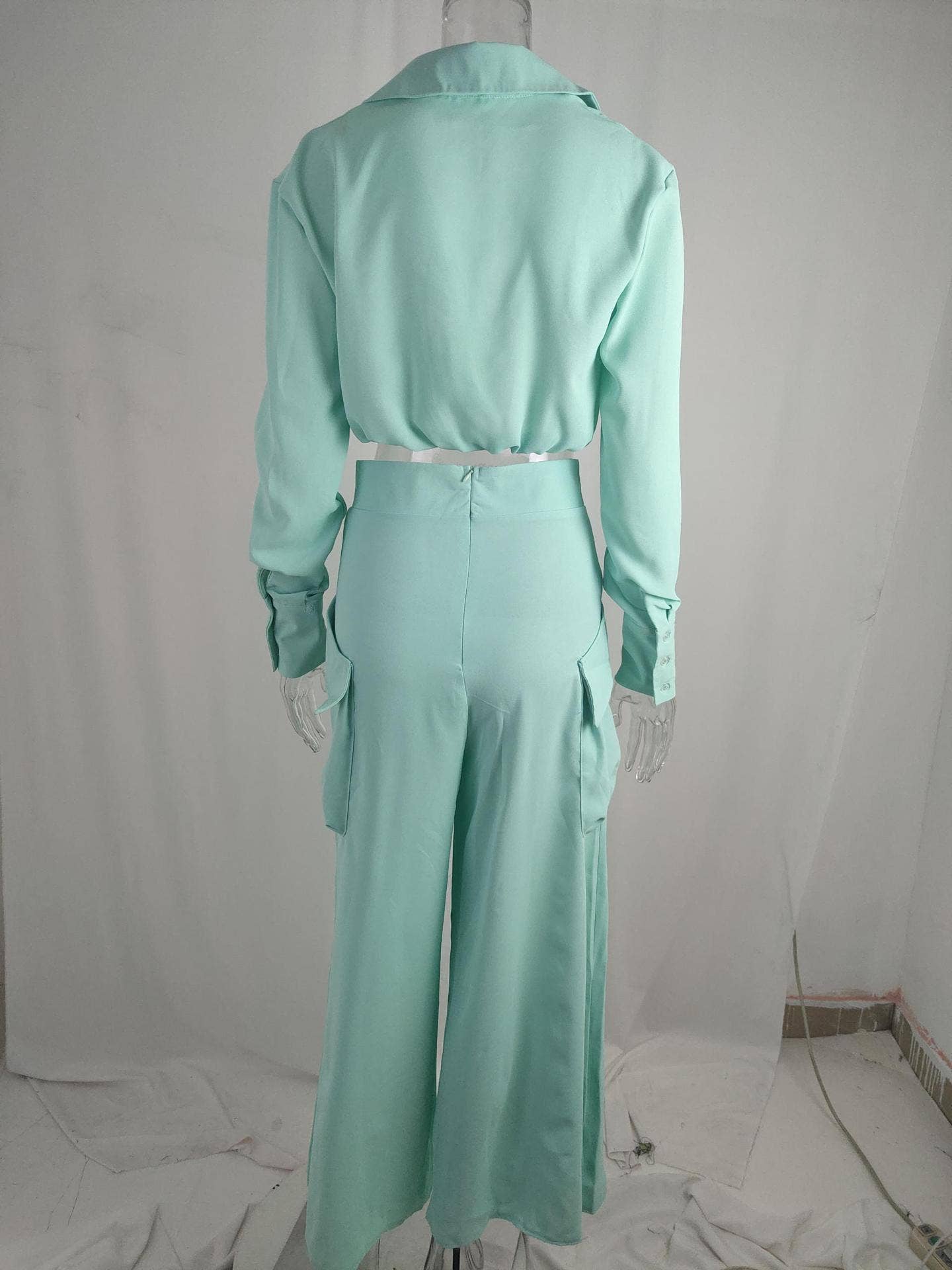 SOLID COLOR TEMPERAMENT COMMUTER FASHION SET