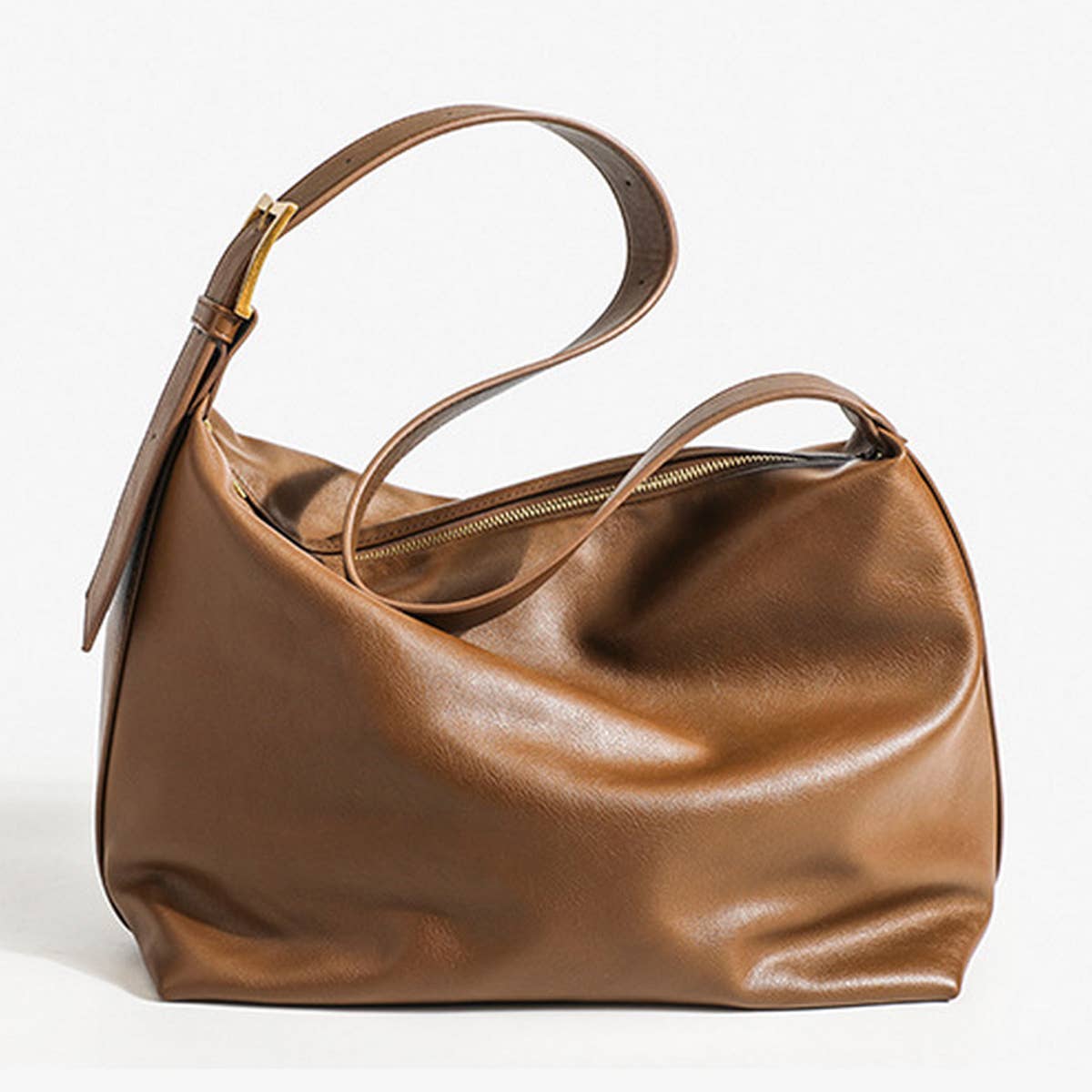 STYLISH AND SIMPLE SOFT LEATHER HAND TOTE BAG_CWAB1896