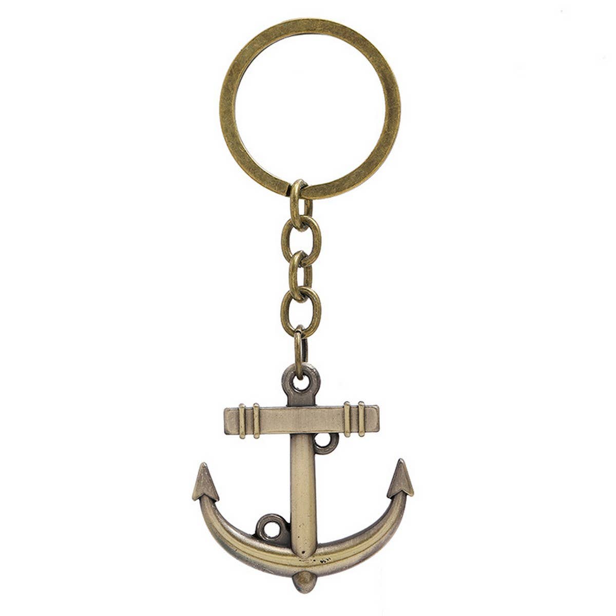 SIMPLE CREATIVE BRONZE SAILBOAT CAR KEYCHAIN_CWMM4718