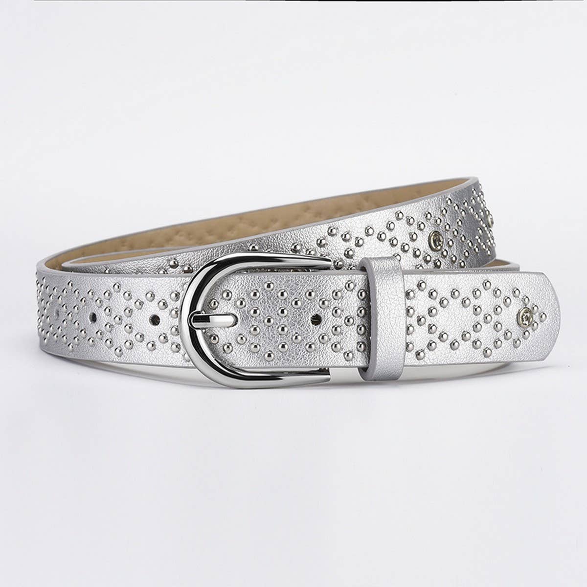 PUNK EYELET BELT WITH PIN BUCKLE AND RIVET_CWABE0610