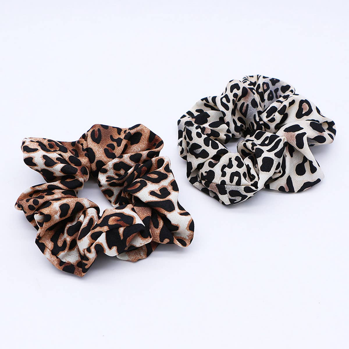 NEW LEOPARD PRINT LARGE INTESTINE HAIR TIE_CWAHA1071