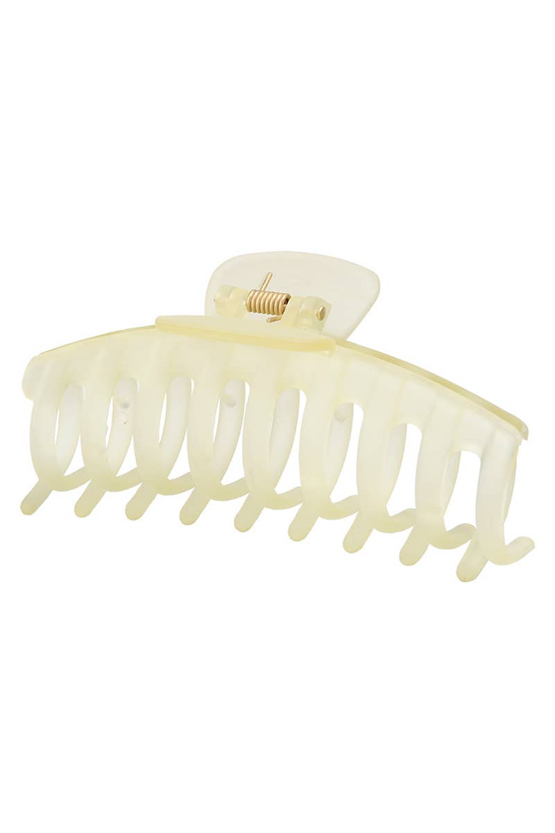 4.3" Matte PS Plastic Hair Claw Clip, Strong Hold_CWAHA0090