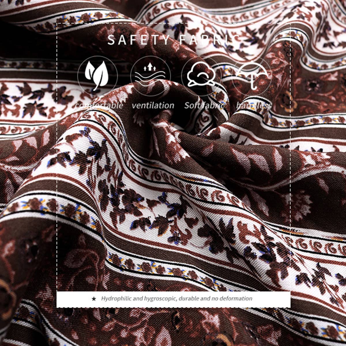 Ethnic style printed pants