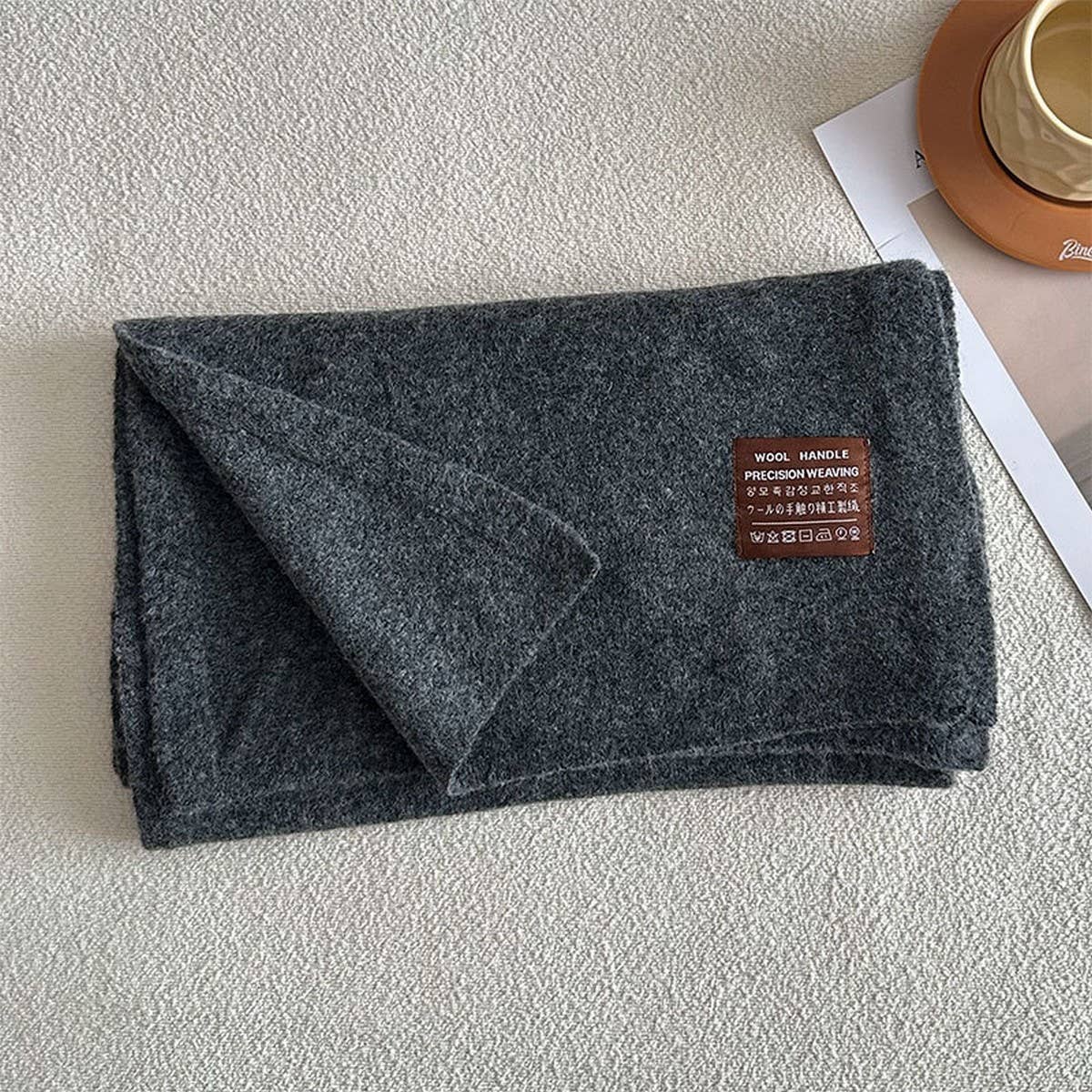 Blend Knit Scarf ??Stretchy Warm Unisex Wrap_CWASC2311