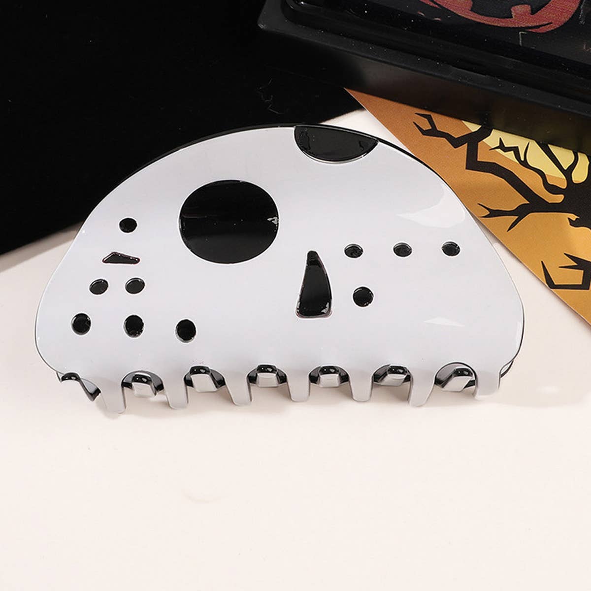Ghost Hair Clip ? 9/10cm Halloween Shark Clip_CWAHA1635