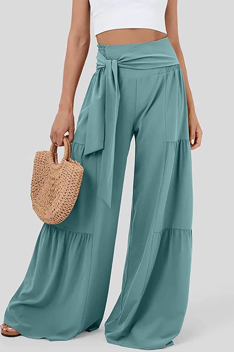 WOMEN CASUAL WIDE PANTS_CWBLP0352