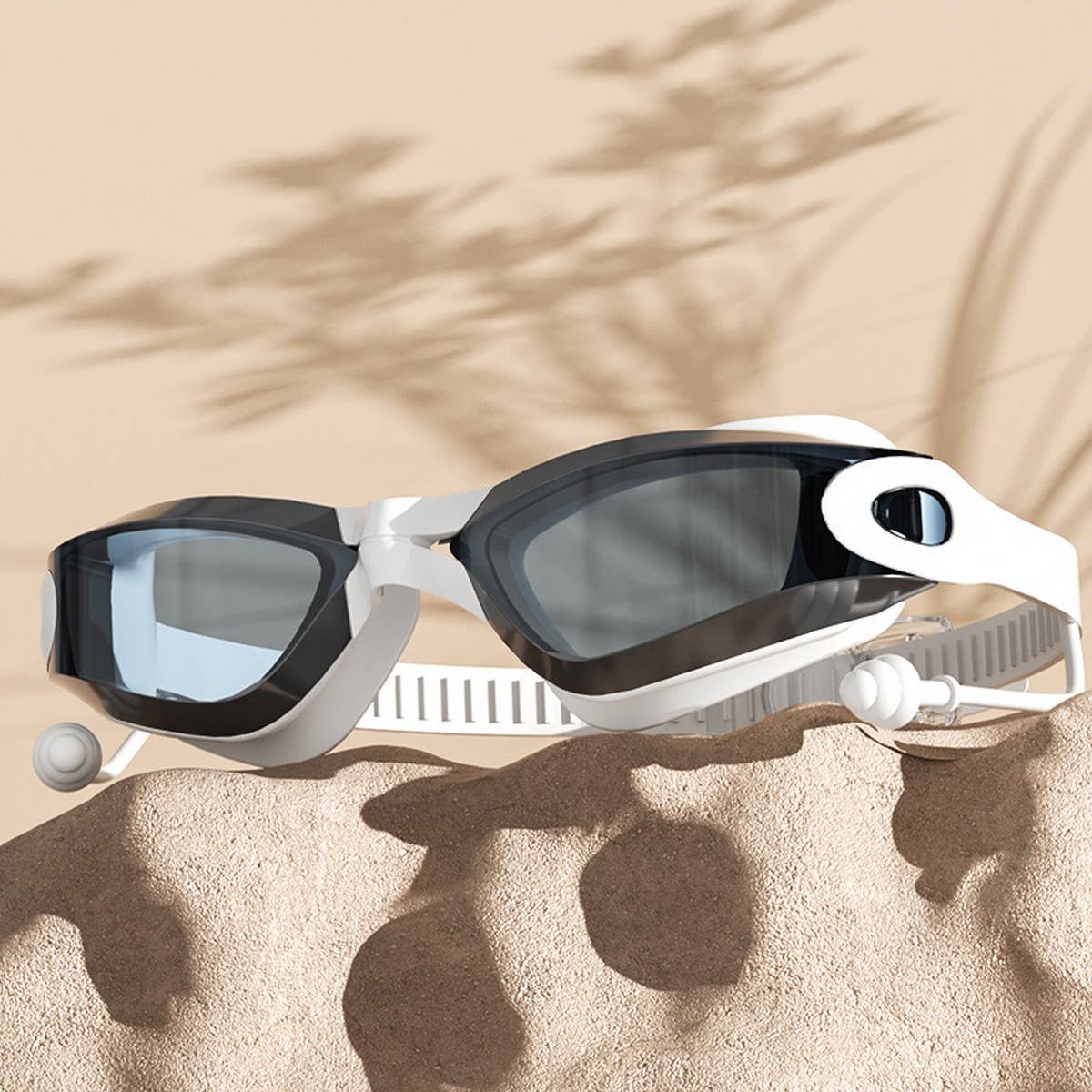 HD Anti-Fog Swim Goggles for Adults ? Large Frame