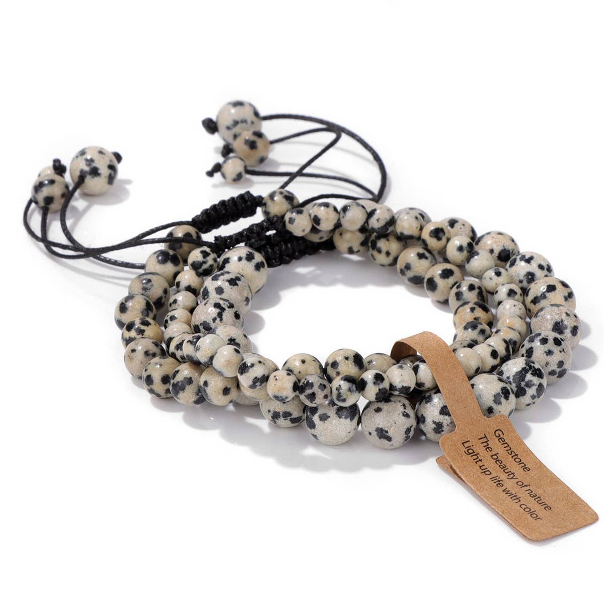 CWAJE4233_NATURAL STONE SIMPLE BRAIDED BRACELET