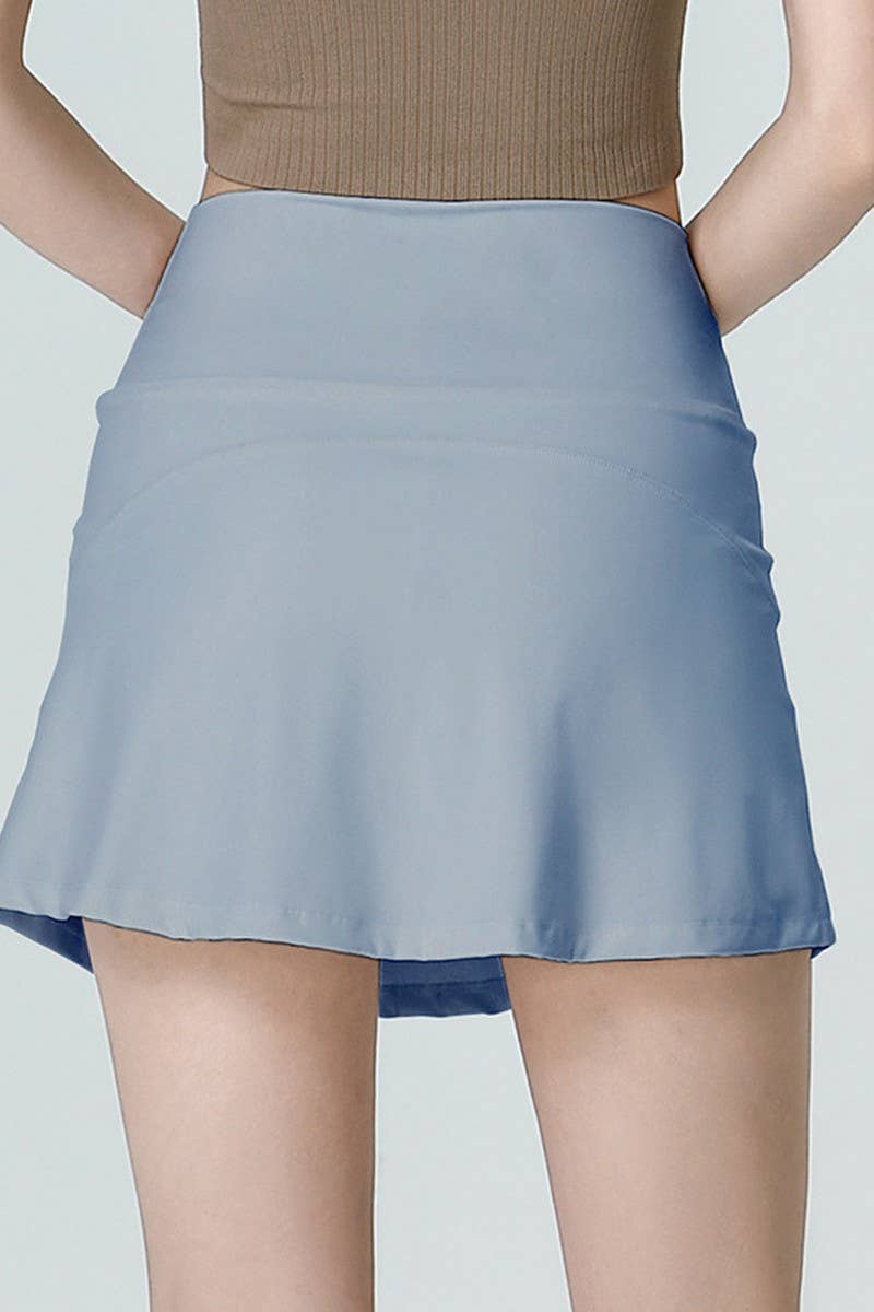 CWBSS0170_HIGH WAISTED ANTI SLIP YOGA FITNESS SKIRT