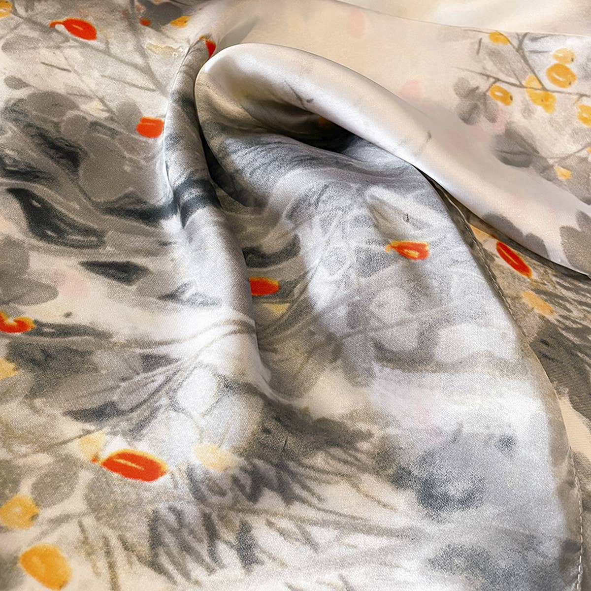 Silky Print Scarf Wrap ? Chic Beach & Sun Cover