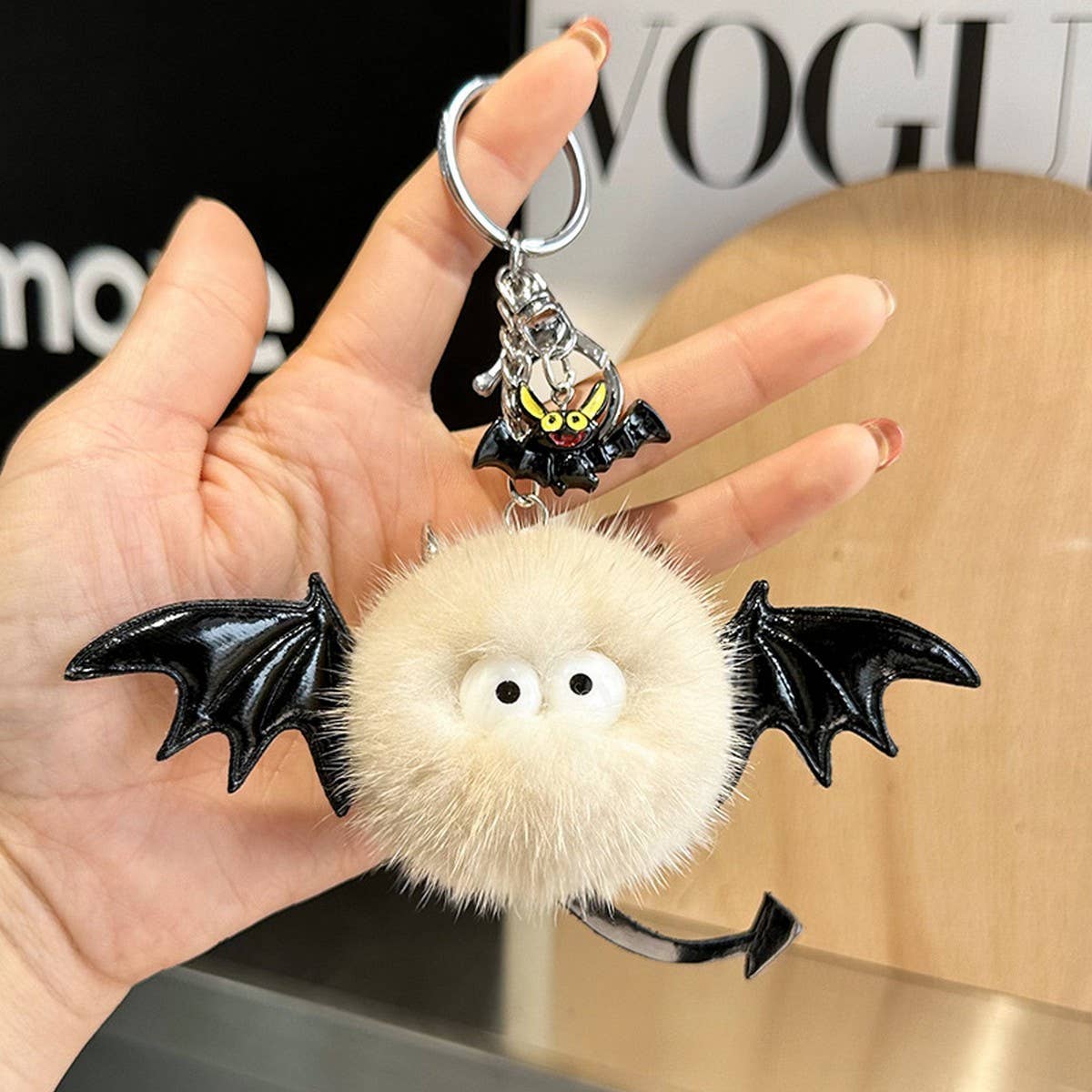 CUTE DOLL LITTLE DEVIL BAG PENDANT CAR KEYCHAIN