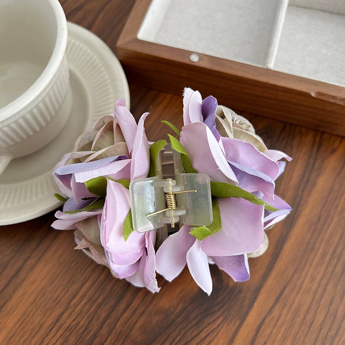 SUMMER RESORT STYLE ROSE FLOWERS HAIRPINS_CWAHA1171