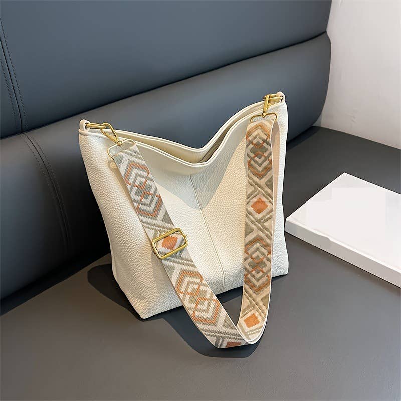 Simple versatile single-shoulder crossbody bag