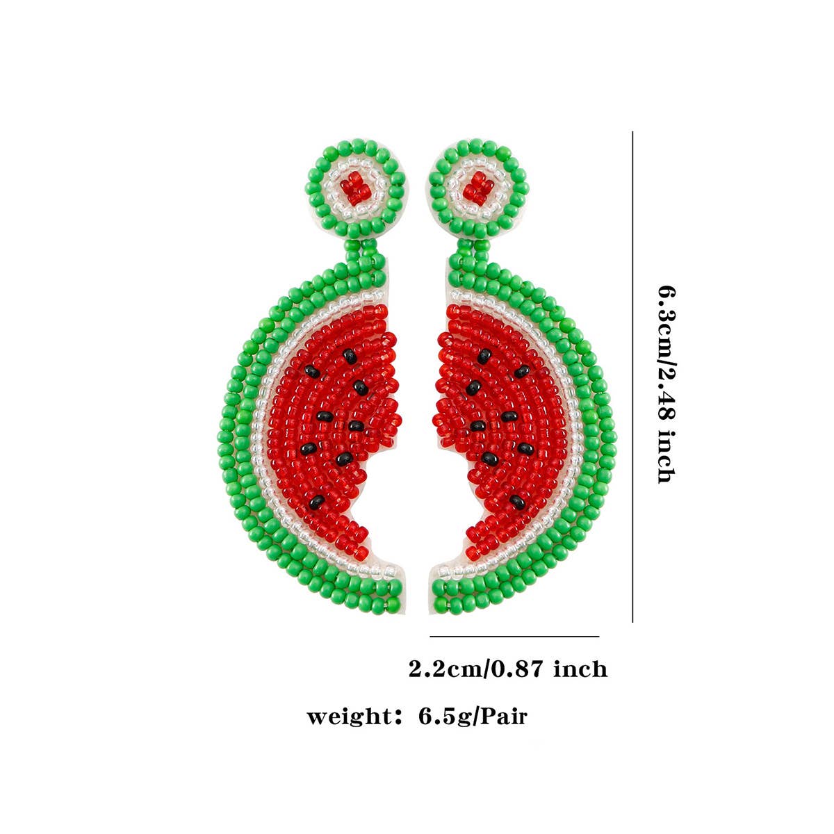 SUMMER BEADED CREATIVE RICE BEAD EARRINGS_CWAJE1648