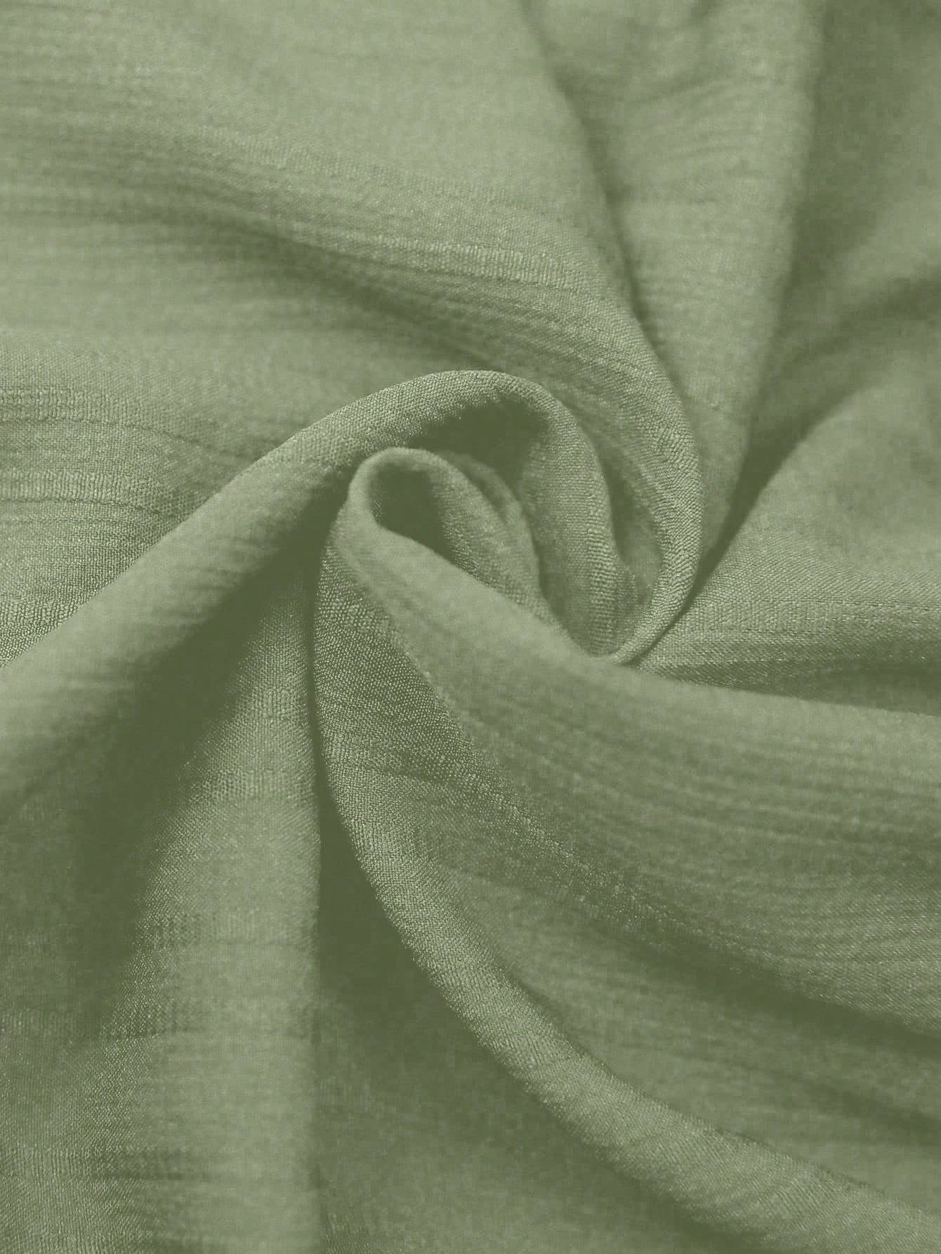 Embroidered fly-sleeved casual short shirt