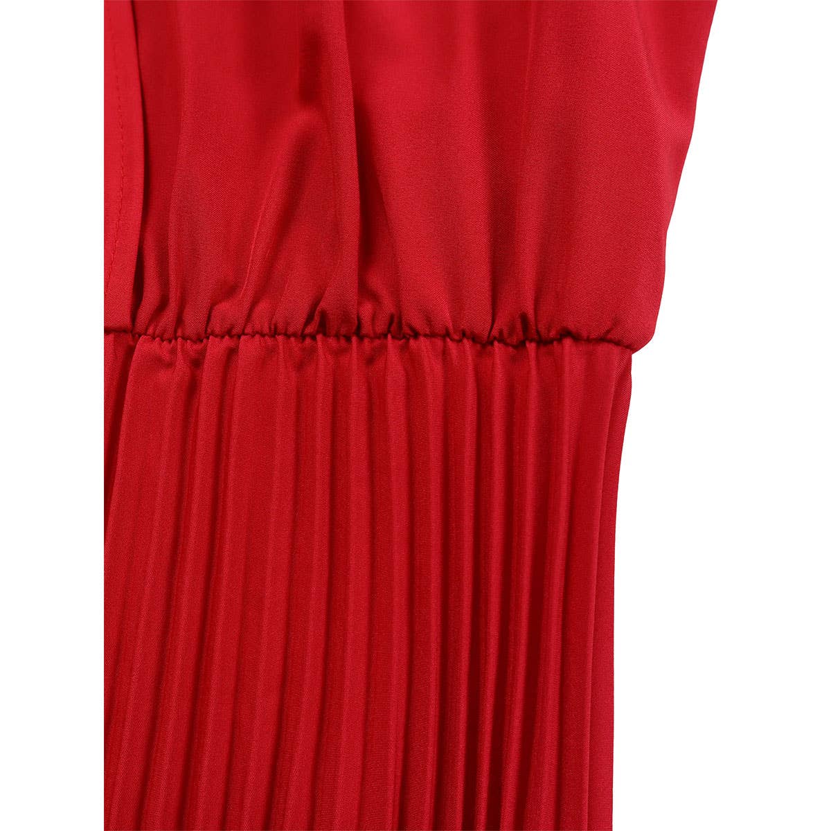 FASHION V-NECK SOLID COLOR PLUS SIZE DRESS_CWDMD3647