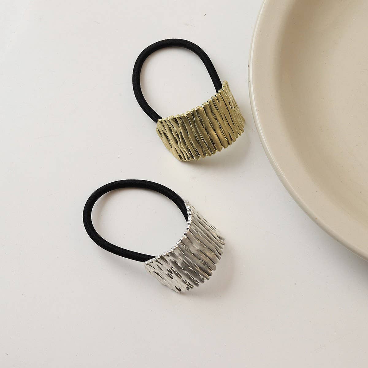 STRIPED FASHION SIMPLE HAIR SCRUNCHIE_CWAHA2679