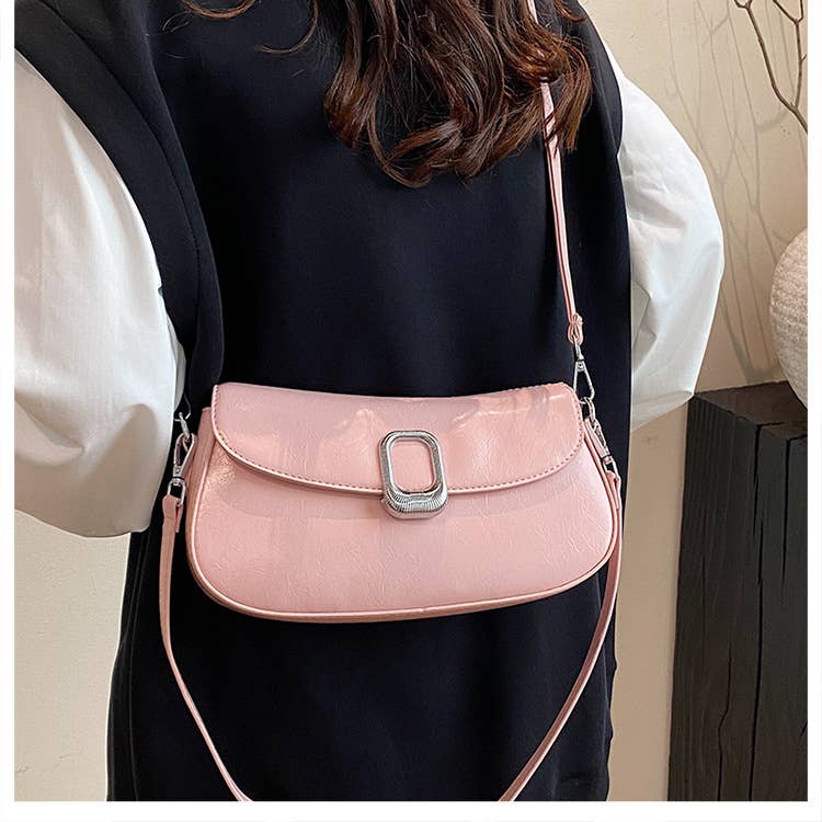 Simple fashionable and textured underarm bag