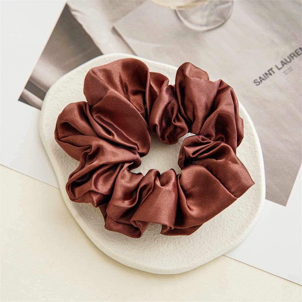 FABRIC LARGE INTESTINE HAIRBAND HAIR ACCESSORIES_CWAHA4155