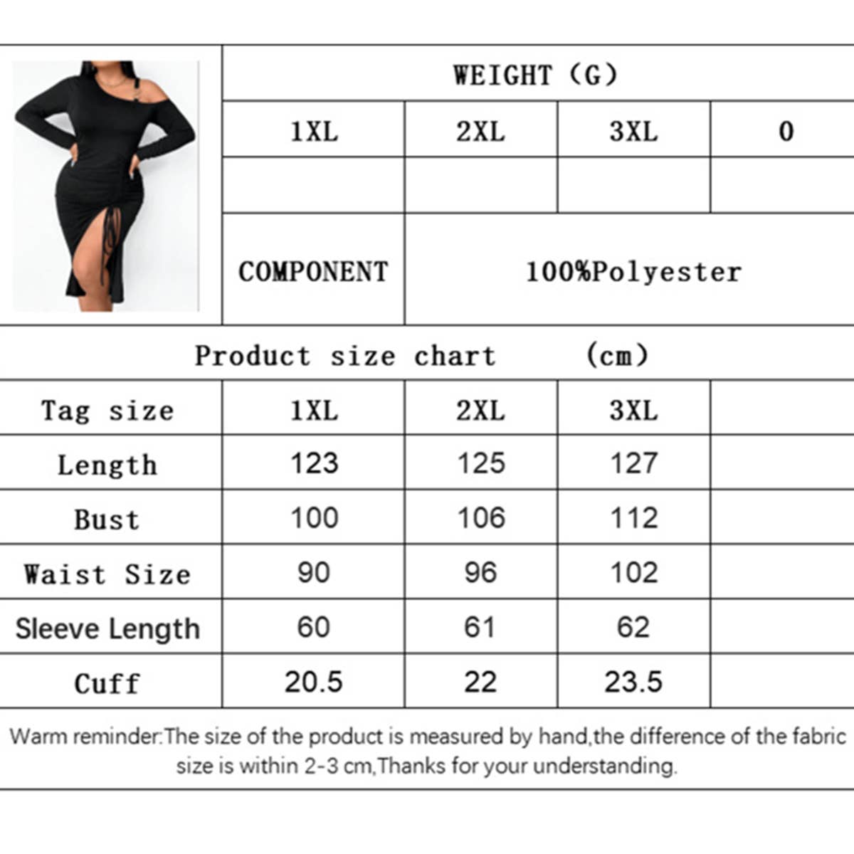 Off-Shoulder Asymmetrical Cinched Bodycon Dress_CWDMD6053