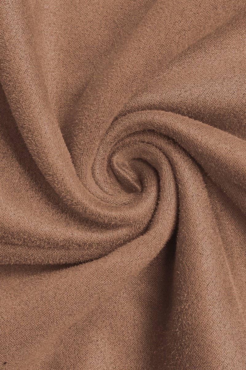 CWOHOL0906_LONG-SLEEVED PLAID COLORBLOCK HOODED SWEATSHIRT